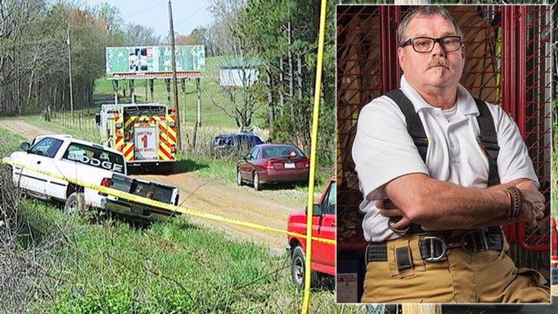 Richard Sales, a  North Carolina fire chief, was killed in a single-car crash on I-40.