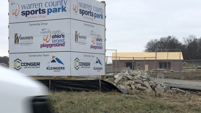 Half of the $15 million debt owed on the Warren County Sports Park at Union Village was refinanced through the Ohio Communities Accelerator Fund. STAFF/LAWRENCE BUDD