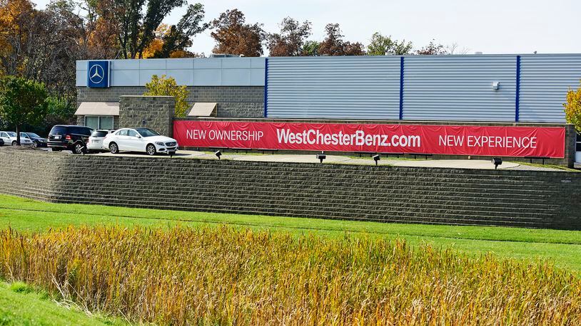 Mercedes-Benz of West Chester recently filed a permit for an estimated $500,000 worth of renovations to its facility at 5897 Muhlhauser Road. STAFF FILE PHOTO