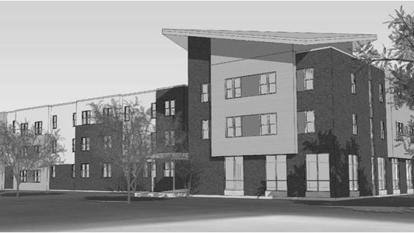 The YWCA in Hamilton hopes to build a $11 million facility on Grand Boulevard to provide more services than it now can. It would be a modern, three-story building with offices and dozens of apartments. PROVIDED