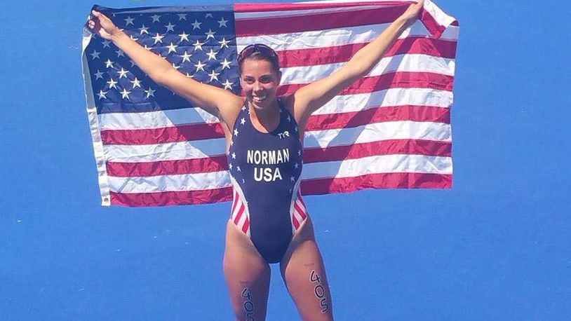 Cedarville University freshman and Xenia Christian grad Grace Norman wins gold at the Paralympics Games in Rio de Janeiro. CONTRIBUTED