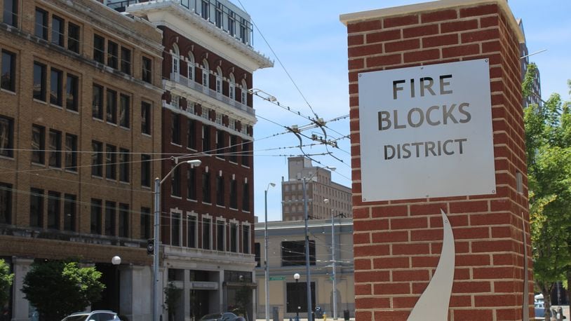 The Fire Blocks District in downtown Dayton. CORNELIUS FROLIK / STAFF