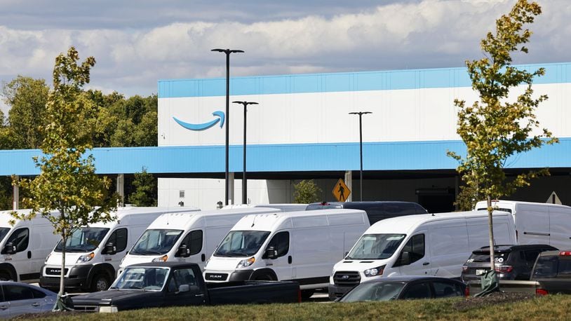 Amazon distribution center on Allen Road in West Chester Township. NICK GRAHAM/STAFF