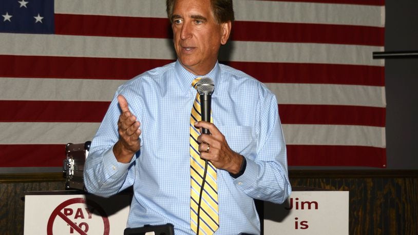 U.S. Rep. Jim Renacci, R-Wadsworth, switched Republican races last week, dropping out of the field for Ohio governor and entering the U.S. Senate primary against Cleveland investment banker Mike Gibbons. MICHAEL D. PITMAN/STAFF