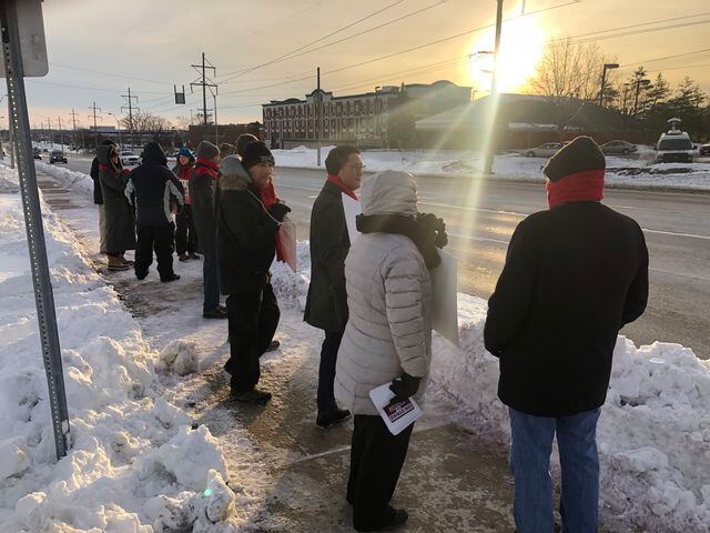 PHOTOS: A view from the faculty picket line at Wright State