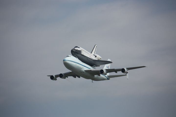 Shuttle Endeavour Fly-Over
