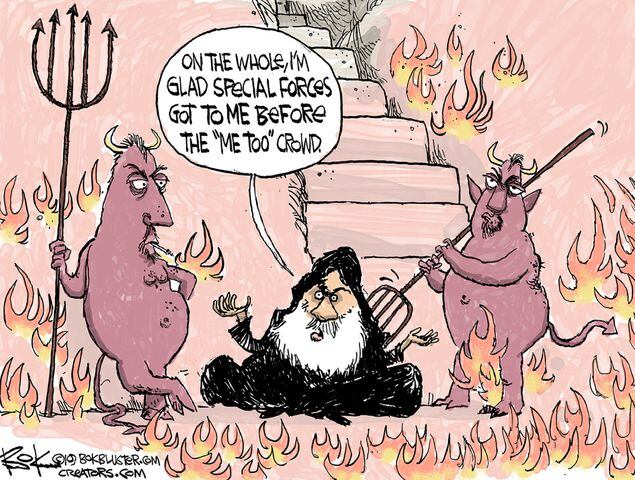 Week in cartoons: ISIS leader dead, California fires and more