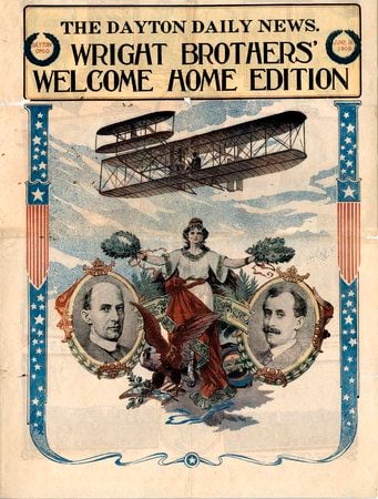Wright Brothers' 1909 homecoming