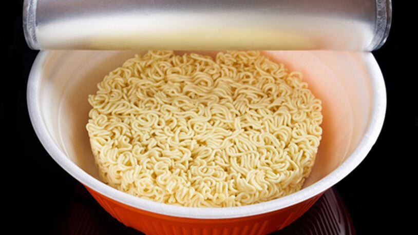 Instant noodles in the plate (Dreamstime/TNS)