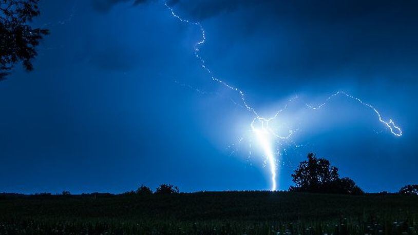 Thunderstorm. STAFF PHOTO/Nick Graham
