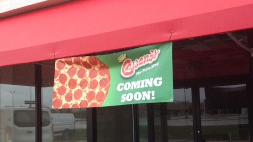 This Cassano’s Pizza King restaurant could open as soon as late April in the Airway Shopping Center. MARK FISHER/STAFF