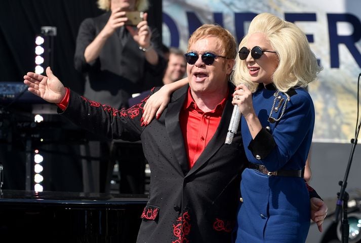 Elton John and Lady Gaga