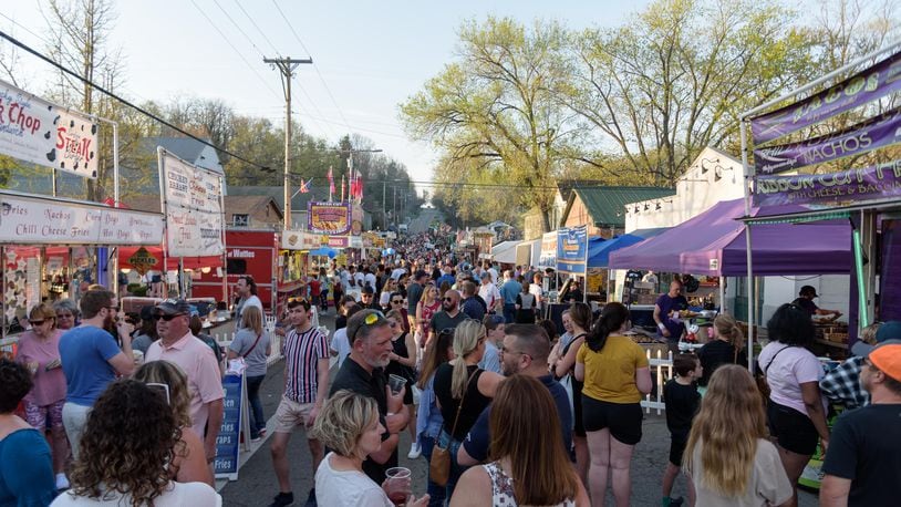 The 42nd Annual Bellbrook Sugar Maple Festival returned from Friday, Apr. 22 through Sunday, Apr. 24, 2022 after a two year hiatus due to the COVID-19 pandemic. TOM GILLIAM / CONTRIBUTING PHOTOGRAPHER