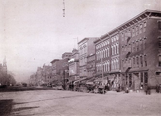 THEN: East side of Main Street