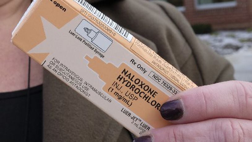 A dose of Narcan. Bill Lackey/Staff