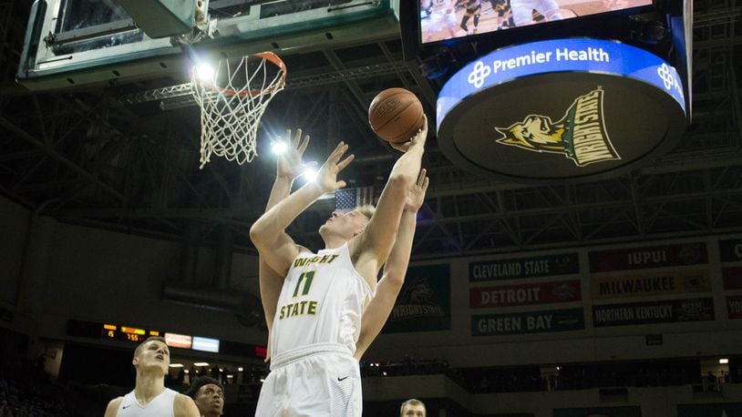 Wright State center Loudon Love puts up a shot against Northern Kentucky on Friday. ALLISON RODRIGUEZ/CONTRIBUTED PHOTO