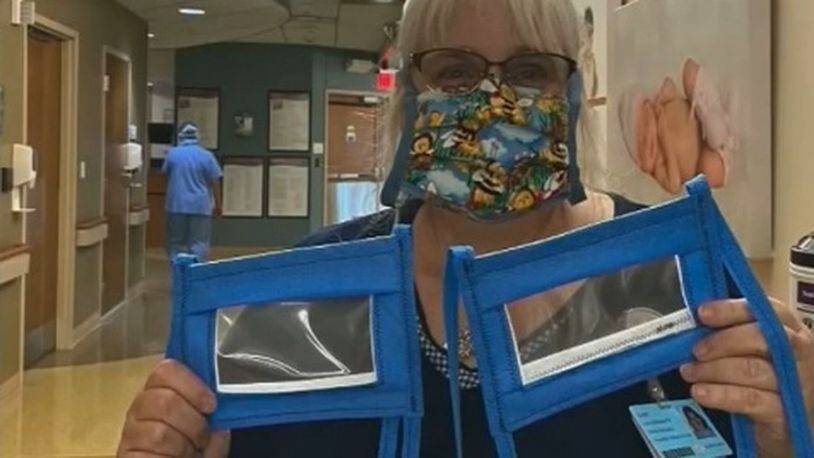 Face masks have made it nearly impossible for those in the deaf community to communicate. Masks with clear cut outs have helped. (KIRO7.com/KIRO7.com)