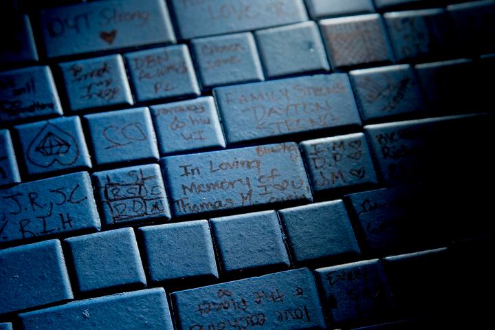 PHOTOS: Mosaic mural is a remembrance to Oregon District shooting victims
