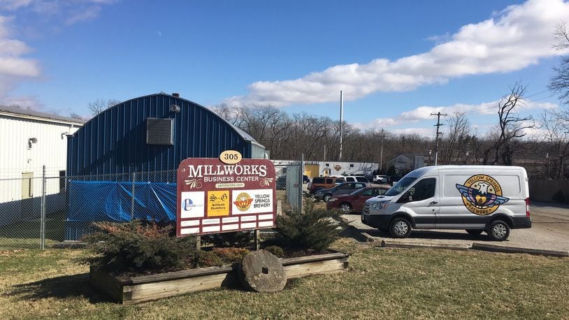 The new owners of Millworks in Yellow Springs have submitted plans to the village to transform the business park to include artist lofts, a hostel and a children’s science museum. (RICHARD WILSON/STAFF)
