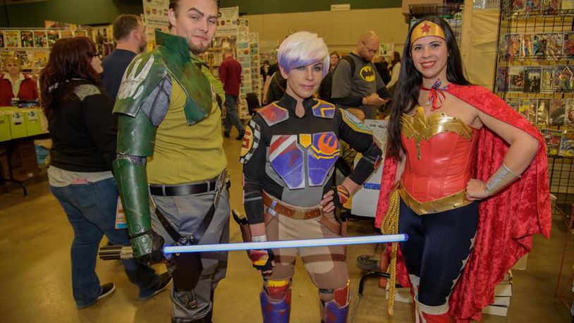 Gem City Comic Con was a weekend of dressing up as your favorite characters with friends, grabbing some comics or action figures for home, and spending the day with a community of comic creators and lovers. (Sierra Gelhot / STAFF)