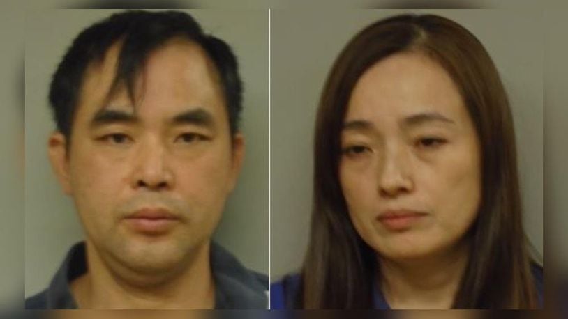 Kang Yong Chen, left, and Mei Yu Zheng(MERCER COUNTY JAIL)