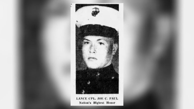Joe C. Paul of Vandalia was a hero during the Vietnam War. (Dayton Daily News Feb. 7, 1967)