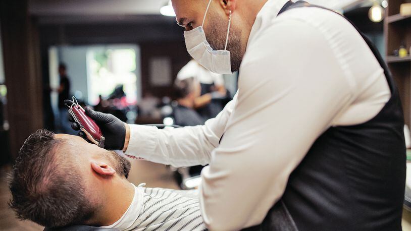 Beginning May 15, the Wright-Patterson Air Force Base’s base barber and beauty shops will once again be open under that condition that customers MUST wear masks. (Metro News Service photo)