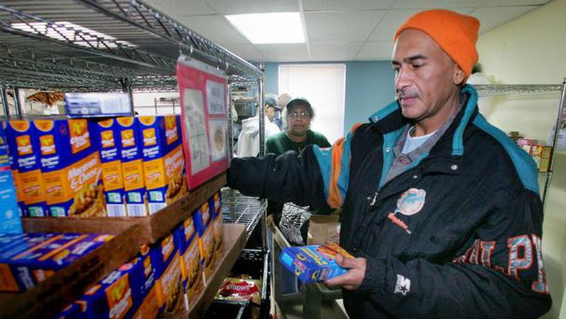 Catholic Social Services of the Miami Valley's food pantry helps many local residents.