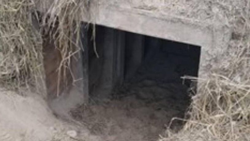 Federal agents found a tunnel at the bottom of an embankment on the Rio Grande near the Texas city of Hidalgo.