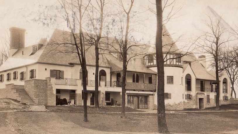 The clubhouse at Miami Valley Golf Club was designed in Jacobethan Tudor style and opened in 1931. DAYTON DAILY NEWS / WRIGHT STATE UNIVERSITY SPECIAL COLLECTIONS