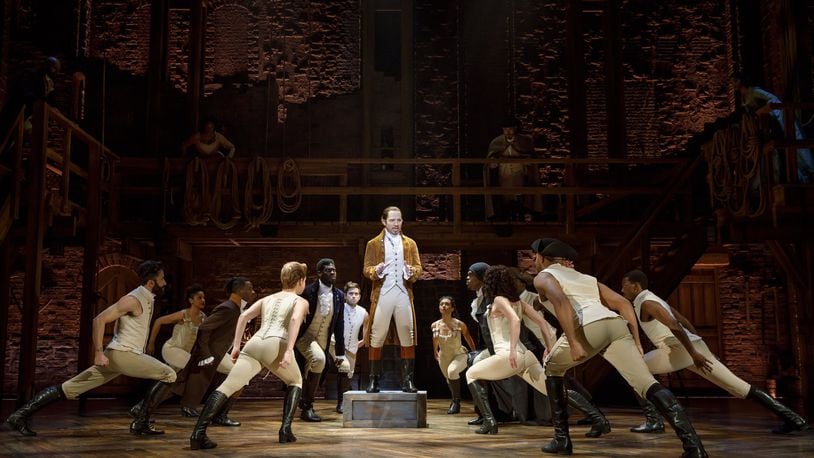 The Broadway tour of “Hamilton” will include a two-week run in Dayton at the Schuster Center during the 2021-22 season. JOAN MARCUS/CONTRIBUTED