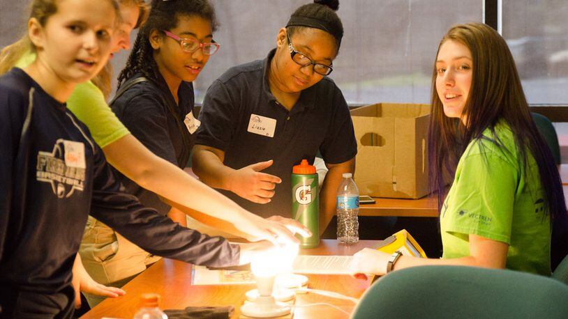 The Dayton Power & Light and Vectren Energy Fair teaches elementary students how to become more energy conscious.
