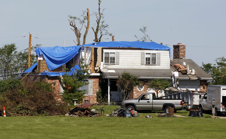 PHOTOS: What Trotwood neighborhood looks like 2 weeks after tornado