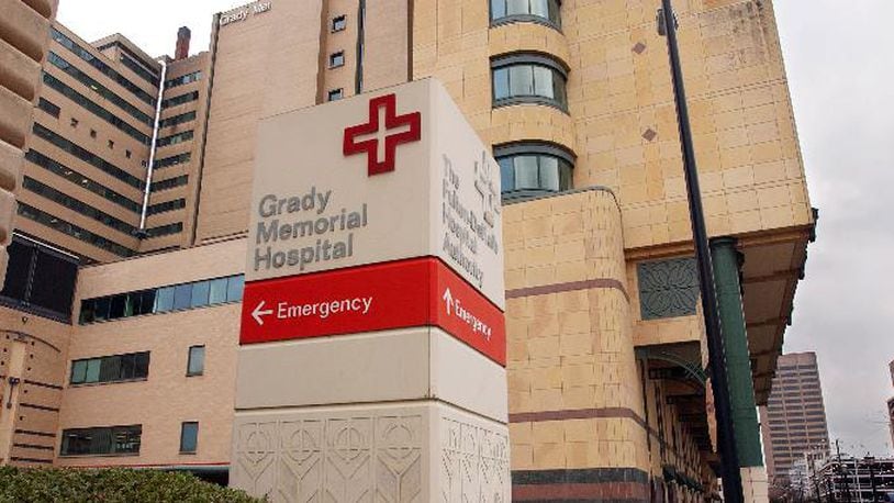 File photo of Grady Memorial Hospital in Atlanta.