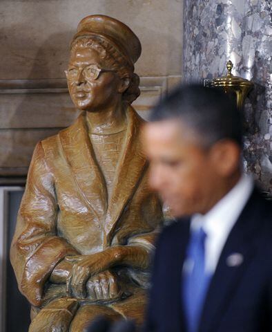 Rosa Parks statue unveiled at the Capitol