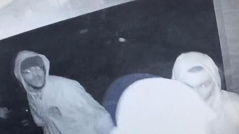 A surveillance camera captured images of five men involved in a home invasion on North Montgomery County Line Road in September.