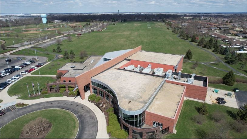 An aerial view of the Vandalia recreation center and sports complex. Results from a survey mailed out to a portion of Vandalia residents last year was used to help formulate a master plan for city parks, which was presented to city council on Feb. 6, 2023.