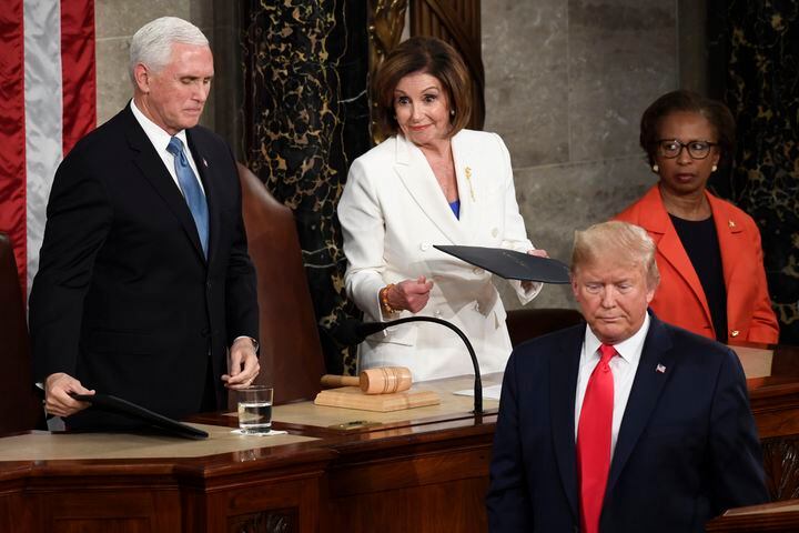 Photos: Trump delivers 2020 State of the Union address