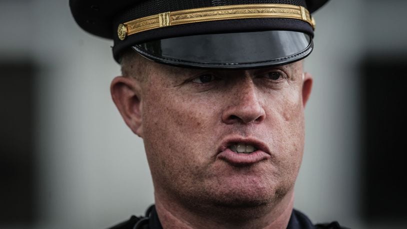 Dayton police Sgt. Gordon Cairns said the department is continuing to seek information on two deadly hit-and-run crashes in the city last week. STAFF / JIM NOELKER
