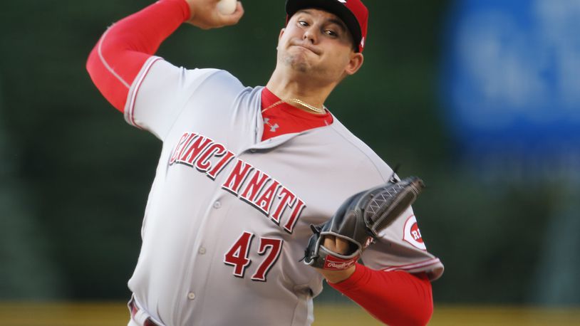 DENVER, CO - MAY 25: Sal Romano #47 of the Cincinnati Reds pitches against the Colorado Rockies in the first inning at Coors Field on May 25, 2018 in Denver, Colorado. (Photo by Joe Mahoney/Getty Images)