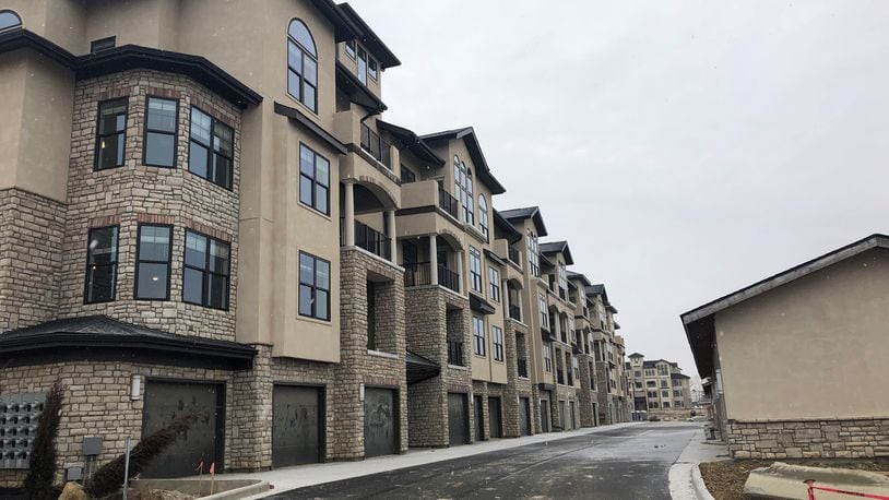 Developer J A Murphy Group said Cornerstone Apartments in Centerville is a $35 million to $40 million project that will include 260 units in six, four-story buildings. JEREMY P. KELLEY / STAFF
