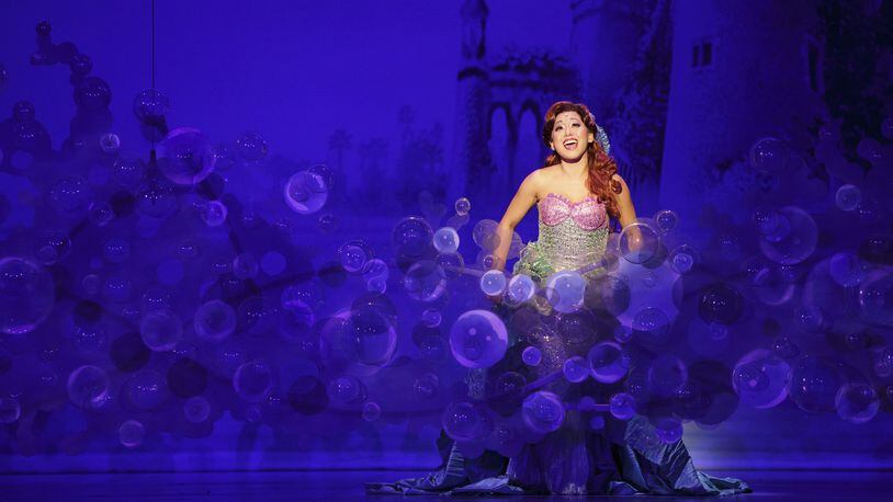 Diana Huey as Ariel in “The Little Mermaid.” CONTRIBUTED