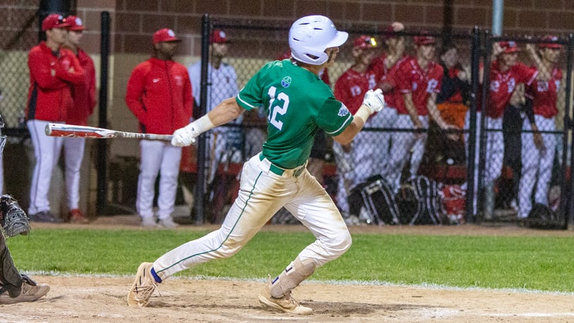 Senior shortstop J.P. Peltier has helped lead Chaminade Julienne into Friday's Division II state baseball semifinal at Canal Park in Akron. Jeff Gilbert/CONTRIBUTED