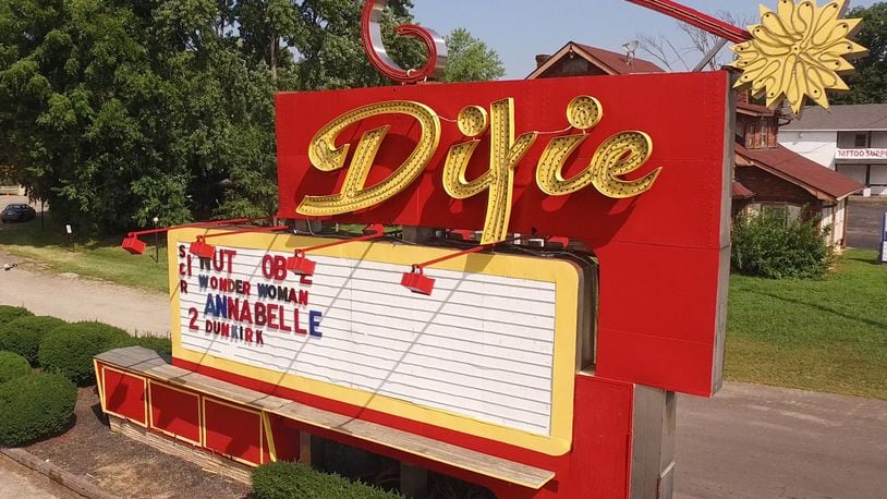 Dixie Twin Drive-In Theatre in Harrison Twp.  TY GREENLEES / STAFF