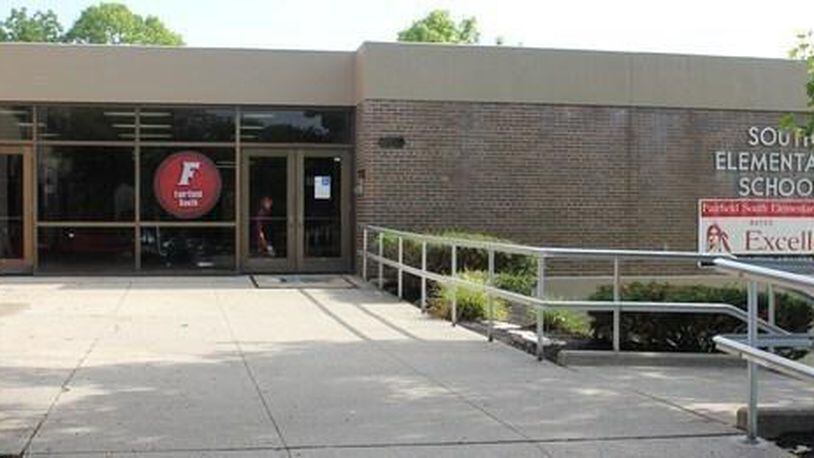 No injuries were reported after a report of smoke coming from the second floor of South Elementary in Fairfield. Students do not begin classes until Sept. 5. MICHAEL D. CLARK/STAFF