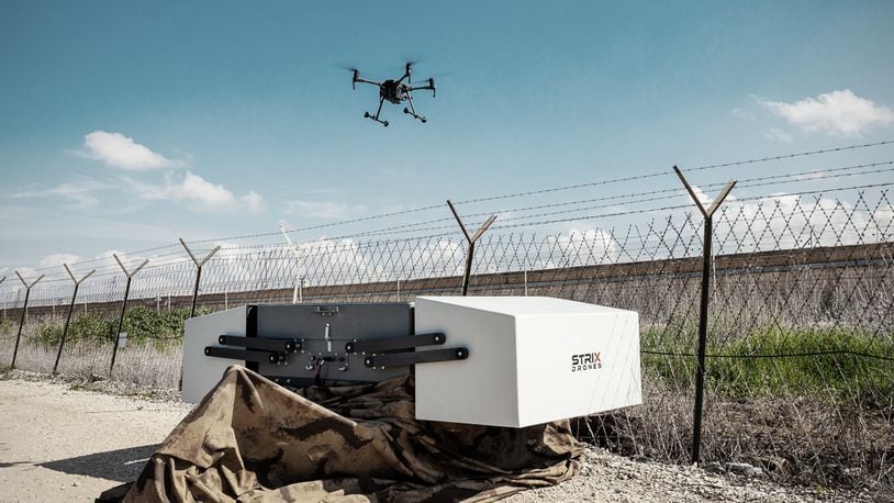 Israel-based Strix Drones is bringing manufacturing of the first autonomous drone docking station to the Dayton region. CONTRIBUTED