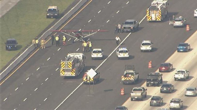 A single-engine plane had to make an emergency landing on I-4 in Floridia Friday.