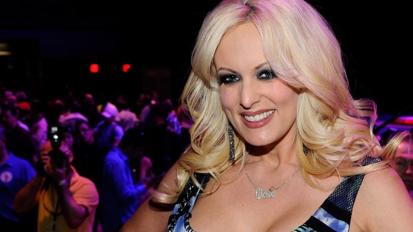 Adult film star Stormy Daniels appears during an autograph signing for Wicked Pictures at the 2012 AVN Adult Entertainment Expo at The Joint inside the Hard Rock Hotel & Casino January 20, 2012 in Las Vegas, Nevada.