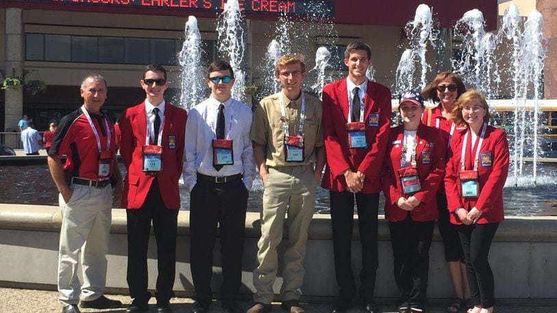 MVCTC students at the 55th annual National Leadership and Skills Conference. CONTRIBUTED.