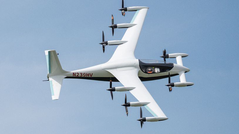 Kitty Hawk demonstrates eVTOL aircraft Heaviside’s automated and remote flight capabilities. CONTRIBUTED PHOTO/KITTY HAWK
